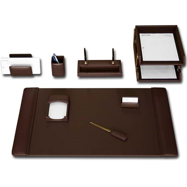 Dacasso Dacasso D3420 Leather 10-Piece Desk Set D3420